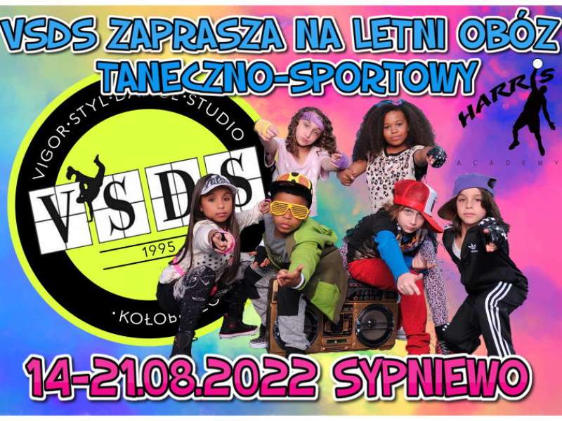 Szkoła Tańca VSDS zaprasza na 2 edycję taneczno-sportowego campu! 