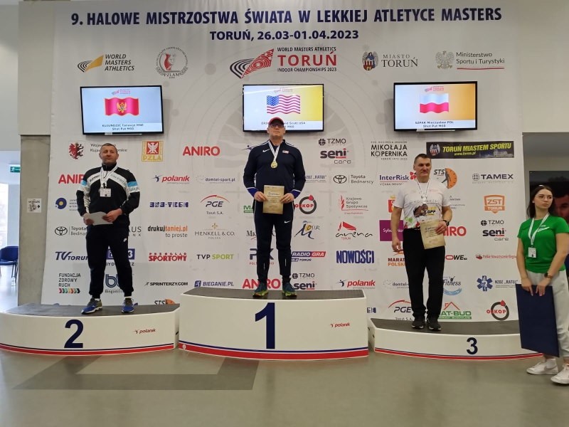 Mieczysław Szpak zdobył brązowy medal mistrzostw świata