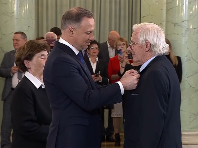 Kazimierz Mirecki odznaczony przez prezydenta RP