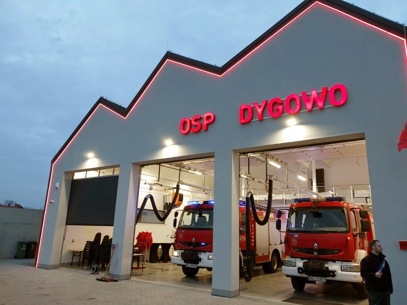 Nowa remiza strażaków z OSP Dygowo otwarta [foto/wideo]