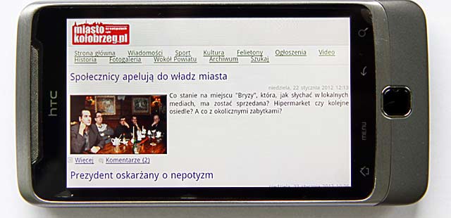 informacje kołobrzeg, miastokolobrzeg.pl, telefon, iPad, smartfon