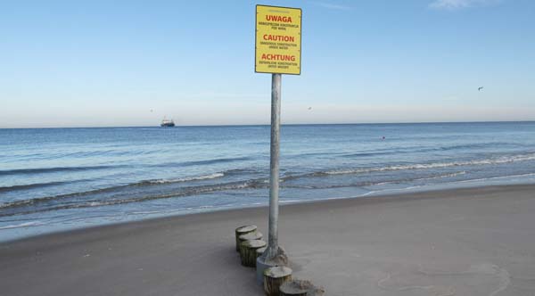 informacje kołobrzeg, pale, plaża, zakaz kąpieli