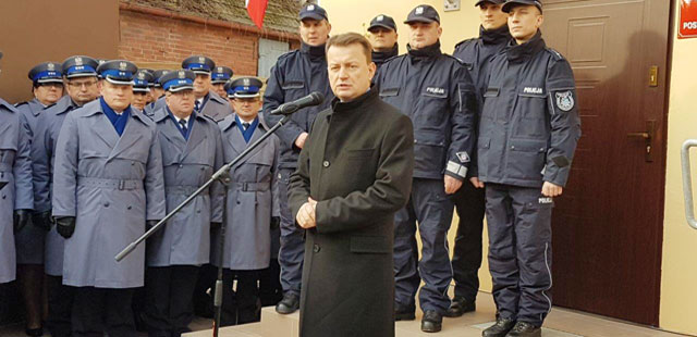 Minister Błaszczak z wizytą w Dygowie